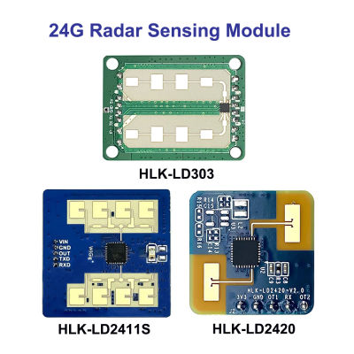 Hi-Link 24กรัมมิลลิเมตรคลื่นเรดาร์ LD2420การปรากฏตัวของมนุษย์ Sensing โมดูล HLK-LD2411S มนุษย์ไมโคร Motion Recognition Sensor