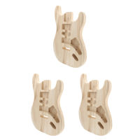 WDGREAT 3ชิ้น Sycamore ร่างกายกีตาร์ไม้ที่ยังไม่เสร็จสำหรับ ST กีตาร์ DIY Luthier เครื่องมือ