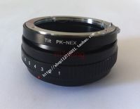 แหวนตัวแปลงเอียงสำหรับเลนส์ Pentax Pk กับ E Mount Nex 3/5/6/7 A7 A7ii A7r3 A7r4 A7s A6500 A5000 A6000กล้อง A6600