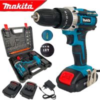 MAKITA สว่านไร้สาย 198V 3ระบบ เจาะเหล็ก ขันน็อตสกรู เจาะกระแทกได้ (AAA)