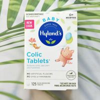 บรรเทาอาการจุกเสียด สำหรับเด็กทารก Baby Colic Tablets Ages 0+ Months 125 Quick-Dissolving Tablets (Hylands®)