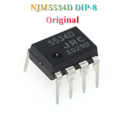 5534D JRC แบบ DIP-8 NJM5534D JRC5534D ของแท้ DIP8เสียงรบกวนต่ำเครื่องขยายเสียงปฏิบัติการของแท้ใหม่5ชิ้น