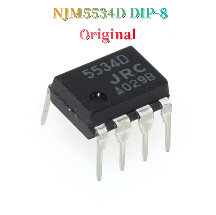 5534d-jrc-แบบ-dip-8-njm5534d-jrc5534d-ของแท้-dip8เสียงรบกวนต่ำเครื่องขยายเสียงปฏิบัติการของแท้ใหม่5ชิ้น