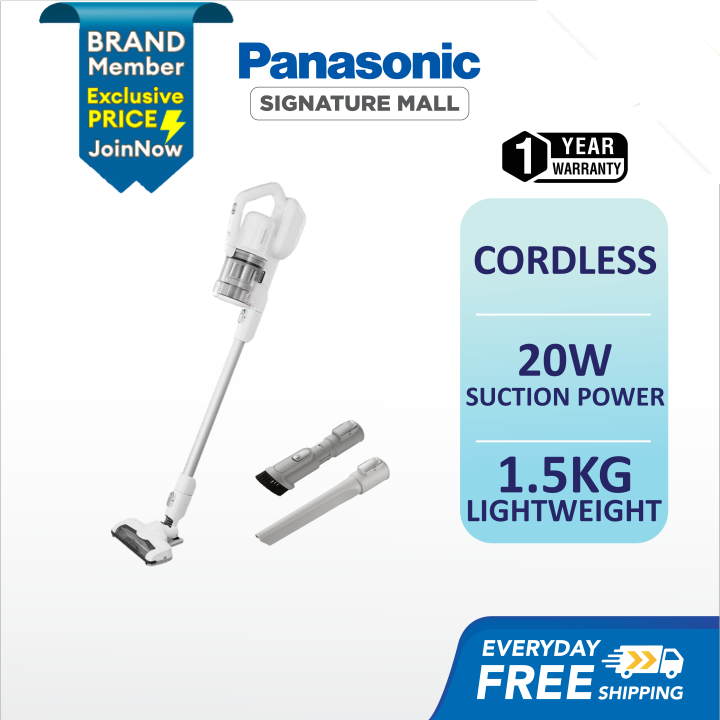 PANASONIC MCSBV01 CORDLESS STICK VACUUM CLEANER MCSBV01W147 Lightweight 1.5kg Portable