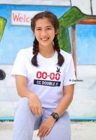 ??เสื้อยืดแขนสั้น CC-OO งานปัก งานป้าย NO.37 ผ้าคอตตอน100% ( S M L XL ) ใส่ได้ทั้งชาย/หญิง