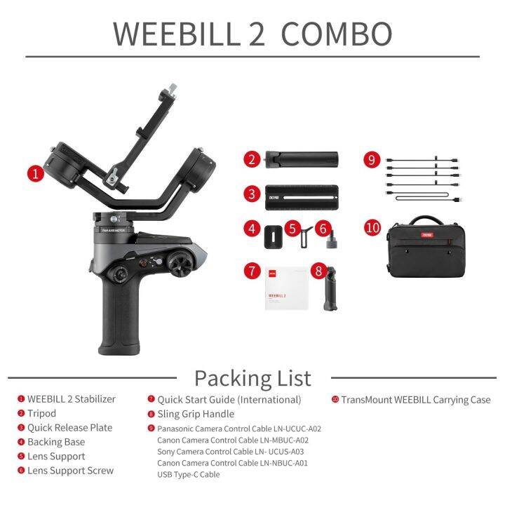 zhiyun-weebill-2-3-axis-gimbal-stabilizer-for-dslr-and-mirrorless-camera-nikon-sony-panasonic-canon-fujifilm-bmpcc-6k-vs-dji