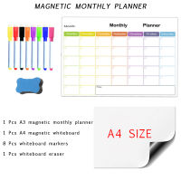 Magnetic Whiteboard Weekly Monthly Planner Calendar Dry Erase Fridge Board Message Memo Writing Drawing Kids Board Wall Stickers