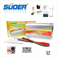 Suoer12V 3000VA อินเวอร์เตอร์ 12V to 220V Portable Smart Power Inverter