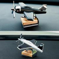 【DT】  hotCar interior accessories solar airplane model center console decoration air freshener