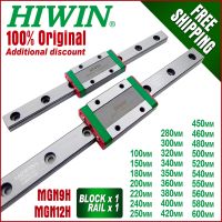 MGN9C MGN12C MGN15C MGN9H MGN12H MGN15H 3D Printer Part  200 350 400 500  Original Hiwin Mini Linear Guide Block Carriage