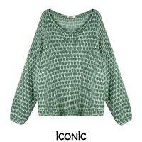 iCONiC PASTEL KNIT TOP #5683 เสื้อผญ ไหมพรม ทรงหลวม อก48"  ยาว25" เสื้อกันหนาว เสื้อแขนยาว เสื้อแฟชั่น เสื้อแฟชั่นผญ เสื้อออกงาน เสื้อทำงาน