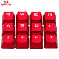 （Miss qis keycap）Redragon คีย์บอร์ดแบล็คไลท์,OEM โลหะเคลือบไฟฟ้าโปรไฟล์คุณภาพสูงสำหรับ Cherry MX กุญแจกลคีย์บอร์ดเล่นเกมสีทอง