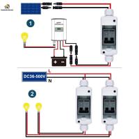 สวิตช์แยก PV IP65แผงเบรกเกอร์,DC36V-500V แยกแผงโซล่า