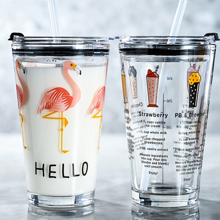 Printed Tumbler Glass, 400Ml