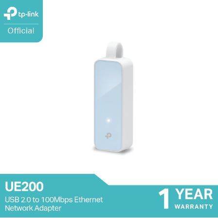 tp-link-usb-อแดปเตอร์-รุ่น-ue200-2-0-to-100mbps-ethernet-network