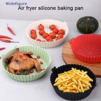 【Ready Stock】 ✓✱✣ E05 Widefigure 1Pc Reusable Air Fryer Silicone Pot Non Stick Air Fryer Cake Baking Tray Liners Nice