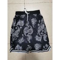 NBA Basketball Shorts Black Prints