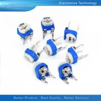 ☽ 20pcs/lot RM065 RM-065 100 200 500 1K 2K 5K 10K 20K 50K 100K 200K 500K 1M ohm Trimpot Trimmer Potentiometer variable resistor