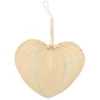 สินค้า36ชิ้นพัดลมทำความเย็นทอมือรูปหัวใจพัดไม้ไผ่ทอมือไม้ไผ่สานพัดลมงานแต่งงานตกแต่งบ้าน