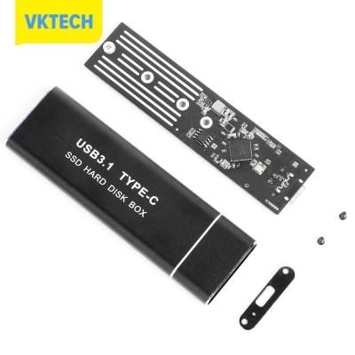[Vktech] กล่องไดรฟ์ฮาร์ดดิสก์ NVME USB3.1ประเภท-C ภายนอก SDD อะลูมินัมอัลลอย SSD ฮาร์ดดิสก์กล่องฮาร์ดดิสก์ M.2 M คีย์ PCIE NVME