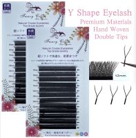 YประเภทรักBraided YYรูปร่างขนตามิงค์สีดำธรรมชาติCurve B C D 0.07มม.YYรูปร่างEyelashes Extension