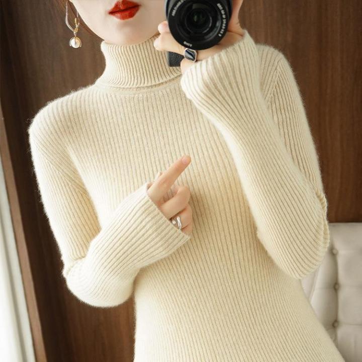 2023-autumn-and-winter-turtleneck-sweater-womens-slim-fit-base-shirt-pit-knitwear-commuter-womens-approved-hair-2023