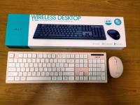 OKER ชุดคีบอร์ดเมาส์ไร้สาย Wireless keyboard mouse set รุ่น ik7500