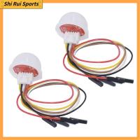 SHIRUI 2pcs BH1750FVI เซ็นเซอร์ไฟส่องสว่าง BH1750 DC 5V โมดูลเซ็นเซอร์ความเข้มของแสง บล็อกเซ็นเซอร์ ดิจิตัล ลูกบอลความเข้มของแสง Arduino สำหรับเด็ก