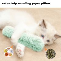 Cat plush toy winter warm pv velvet pillow catnip toys Pet sounding paper toy Cat interactive self-healing toy cat chew toy Toys
