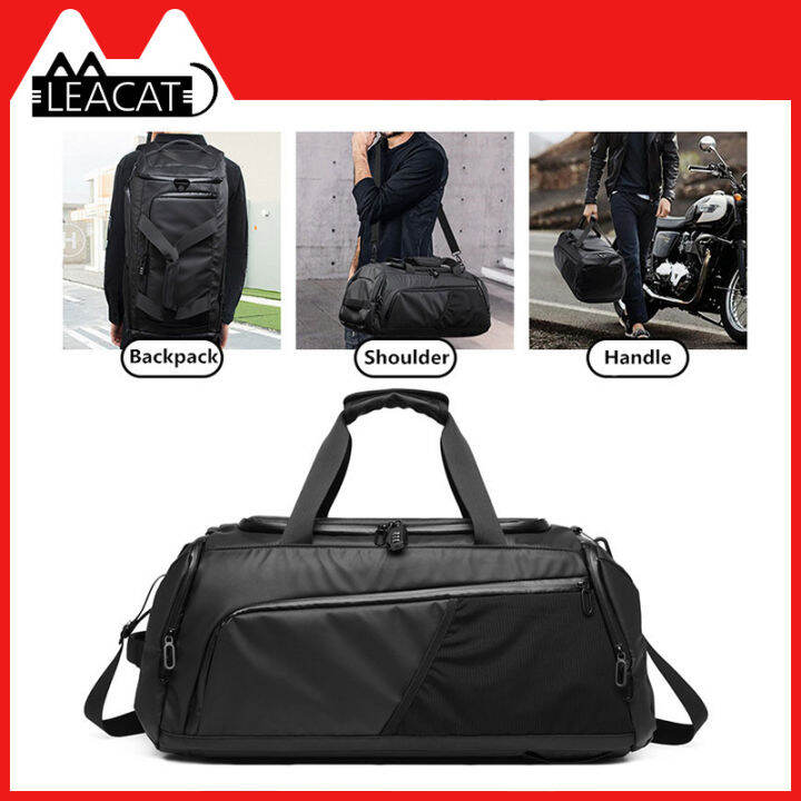 Leacat Gym Bag Large Travel Training Fitness Workout Sports Bag