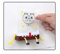 Kawaii Spongebobs ฟองน้ำเช็ดอะคริลิคอุปกรณ์ตกแต่งห้องการ์ตูนน่ารักชั้นระบายแผ่นขัดถูตุ๊กตาอะนิเมะของขวัญวันเกิด LJZ37211ห้องครัวอวัยวะ