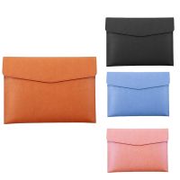 PU Leather A4 File Folder Document Holder Waterproof Portfolio Envelope Folder Case with Snap Closure