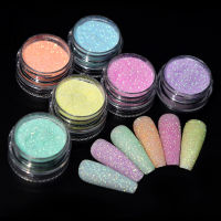 Rainbow ผงน้ำตาล Neon Pigment Glitter DIY อีพ็อกซี่เรซิ่น FILLER Chrome ผงสำหรับเล็บสีเครื่องประดับทำตกแต่ง-Shief