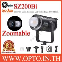 SZ200Bi Godox 150W Bi-Color Zoomable LED Video Light CRI97 2800K~6500K ไฟต่อเนื่องหัวซูมได้แสง2สี-ประกันศูนย์ Godox(opto)