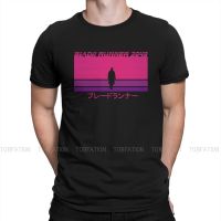 Bladerunner 2049 Film Chinese Writing T Shirt Men Ofertas S-6Xl Crewneck Tshirt Cotton Graphic Streetwear