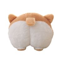 Universal Cute Soft Corgi Butt Shape Pillows Car Headrest Neck Rest Auto Neck Safety Cushion Cute Corgi Butt Design Seat Cushions