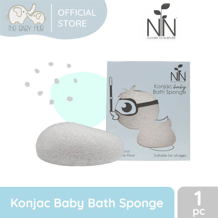 Nature to Nurture Konjac Baby Bath Sponge Lazada PH