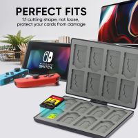 สำหรับ Nintendo Switch เคสการ์ดเกมแบบพกพา16 In 1ฝากล่องเก็บของแข็งกันแรงกระแทกสำหรับ Nintendo Switch NS J93