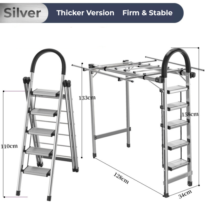 [SG SELLER] MultiPurpose Drying Rack Ladder Lazada Singapore