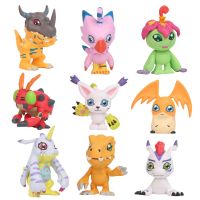 [AhQ ornaments] 9ชิ้น/เซ็ตญี่ปุ่นอะนิเมะดิจิตอลมอนสเตอร์ Digimon ของเล่นรูป