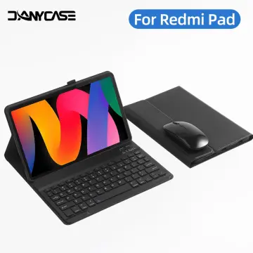 Compatible With Redmi Pad Keyboard Case Compatible With 2022 Xiaomi Redmi  Pad 10.61 inch Tablet Cover Compatible With 2023 Redmi Pad SE 11 inch  Keyboard Case Black
