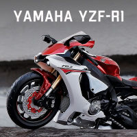 1:12 Scale Yamaha YZF-R1โมเดลมอเตอร์ไซค์อัลลอยรถ Diecast คนรักคอลเลกชันวันเกิดสำหรับเด็กของขวัญโลหะของเล่นเด็ก