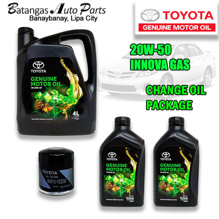 TOYOTA GENUINE MOTOR OIL INNOVA GAS 20W50 0IL FILTER 90915YZZD2