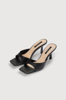 MAVEN - Mira Black Heels รองเท้าส้นกริช