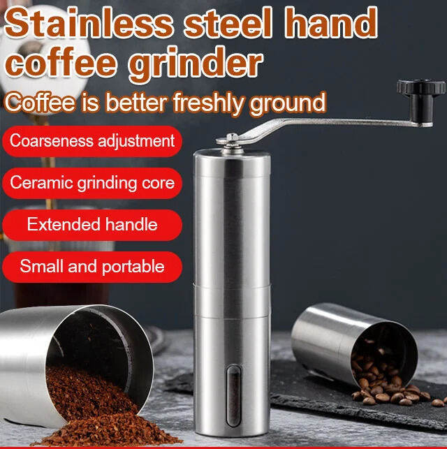 huanlangcaiji Stainless steel coffee grinder Lazada PH