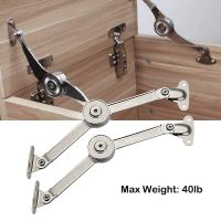 2pcs Lid Support Stay Hinge with Soft Close Box Hinges Support Drop Lids for Cabinets Kitchen Furniture Lift Up Flap Stay