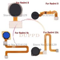 100 Asli untuk Xiaomi Redmi 8 9 9c 10c Sensor Sidik Jari Tombol Beranda Pengganti Kabel Fleksibel Kunci Kembali