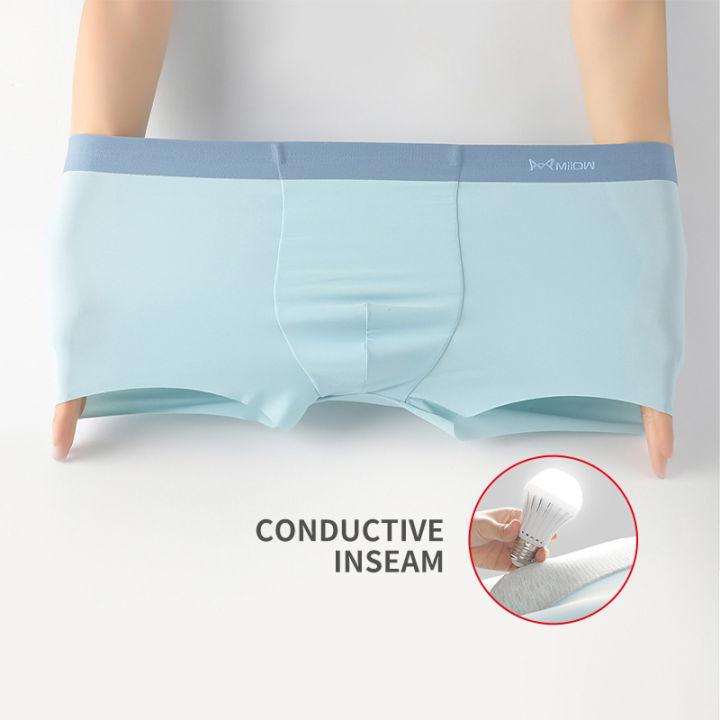 cmenin-miiow-3pc-ins-คุณภาพสูงนักมวยชายชุดชั้นในผ้าไหมน้ำแข็ง-innerwear-antibacterial-กางเกงว่ายน้ำชายกางเกงนักมวยชายกางเกง-conductive-comfort-กางเกงว่ายน้ำ-m1260