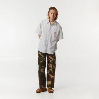 ROSEROMPSTUDIO , UNIFORM PANTS , (MILITARY CAMO) กางขายาวผู้ชาย กางเกงทรงหลวม กางเกงคาร์โก