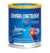 Sữa Bột Shark Cartilage Flex với thành phần sụn vi cá mập, glucosamine, canxi nano MK7 Hỗ trợ tăng cường dịch khớp, làm trơn ổ khớp, giảm đau nhức xương khớp, giúp khớp vận động linh hoạt- hộp 400g